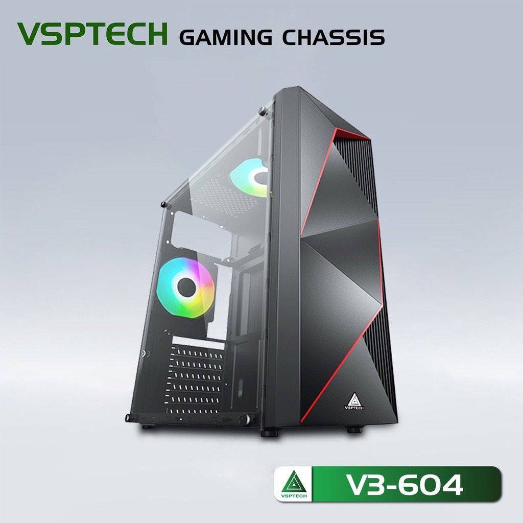 Thùng máy Case VSP Gaming V3-604, V3-607 (không Kèm Fan)