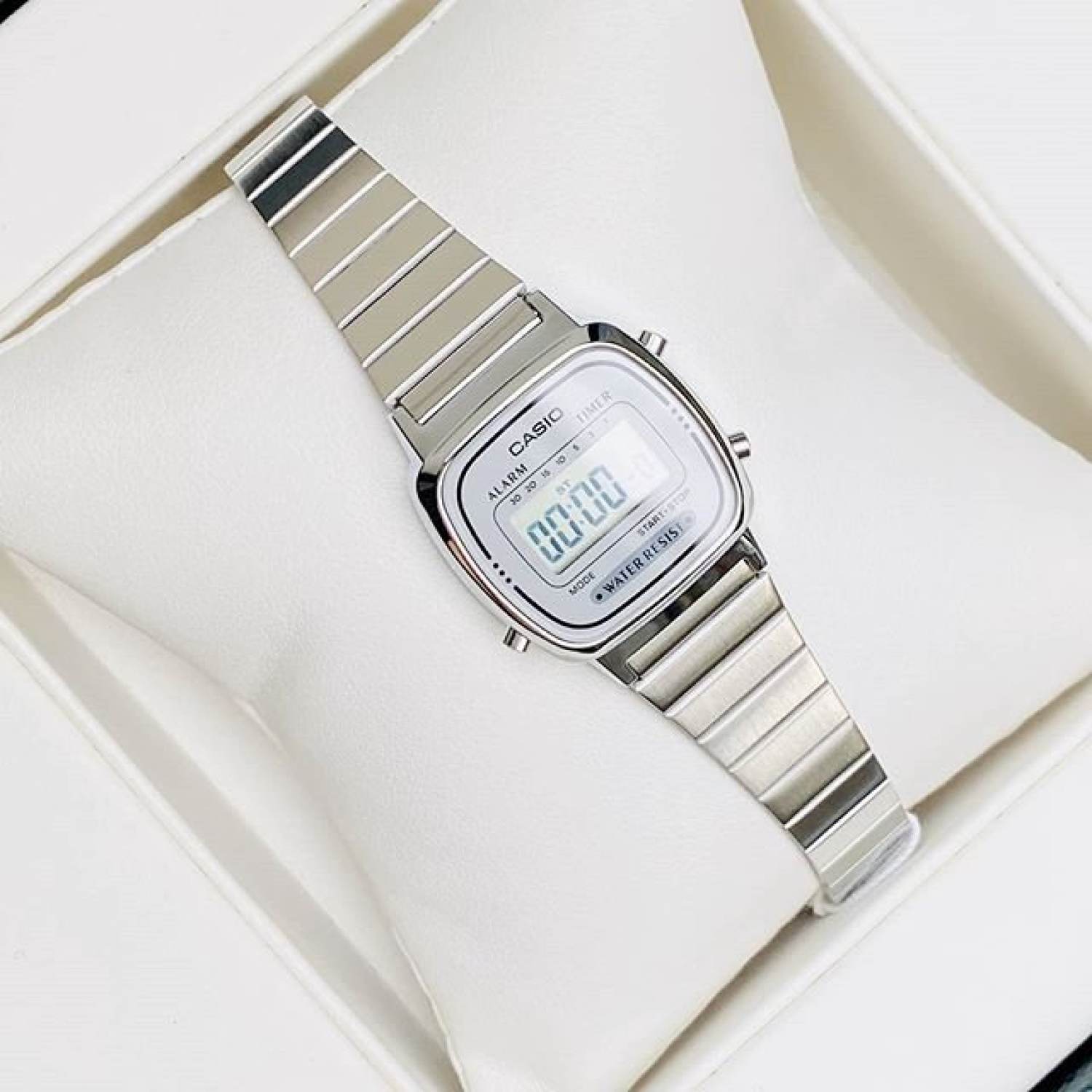 Đồng hồ nữ Casio LA670 full box máy Nhật chống nước, thanh lịch, cá tính, trẻ trυng