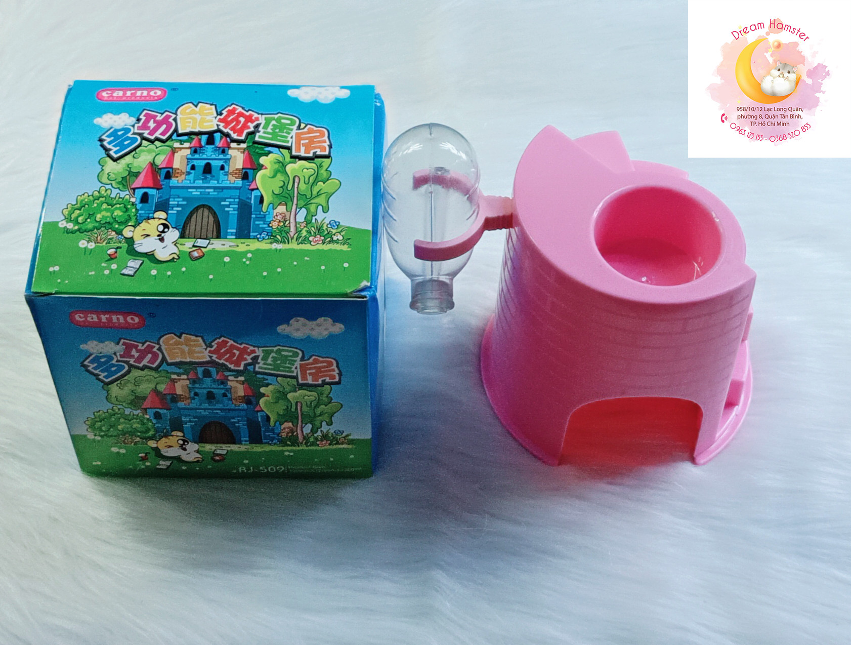 Nhà ngủ Carno 4in1 cho hamster