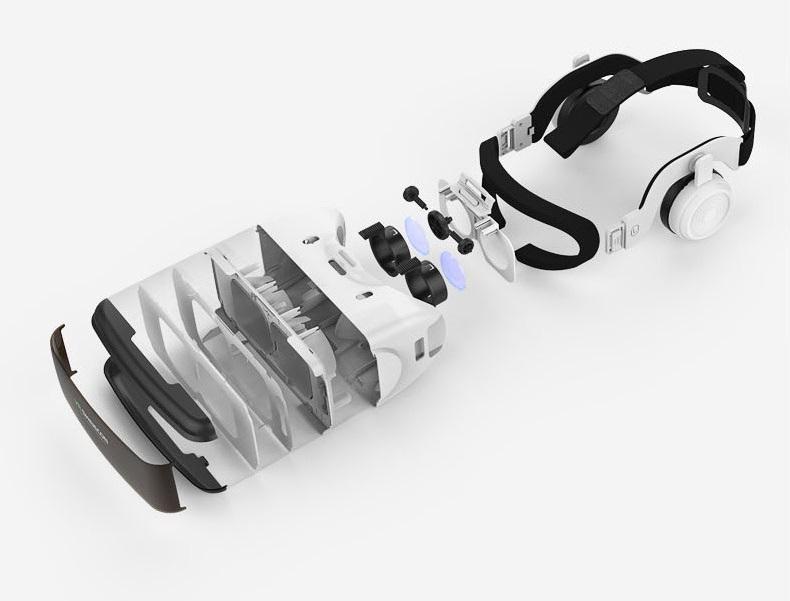 Kính xem phim 3D trên điện thoại VR Shinecon G06E có tai nghe