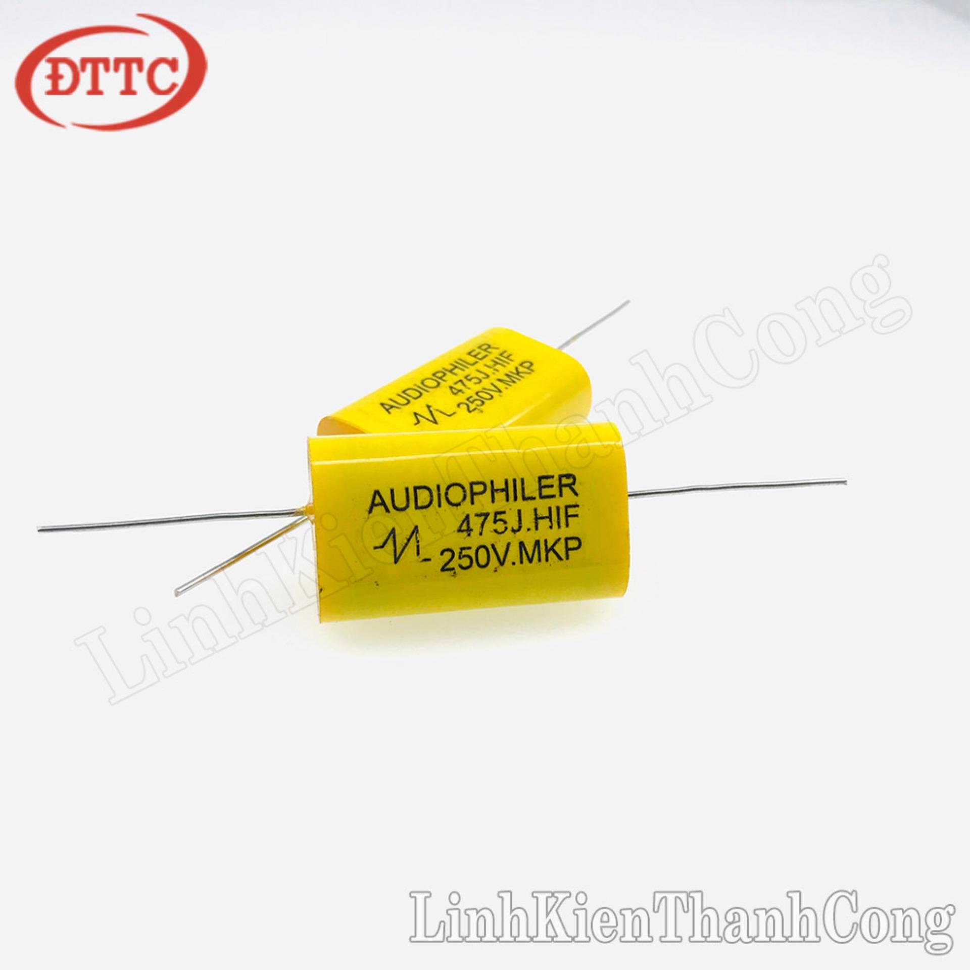 AUDIOPHILER  4.7uF 250V 475J Màu Vàng