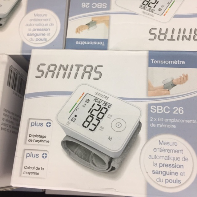 SANITAS SBC 26 CHÍNH HÃNG ĐỨC ĐO HUYẾT ÁP NHANH VÀ ỔN ĐỊNH