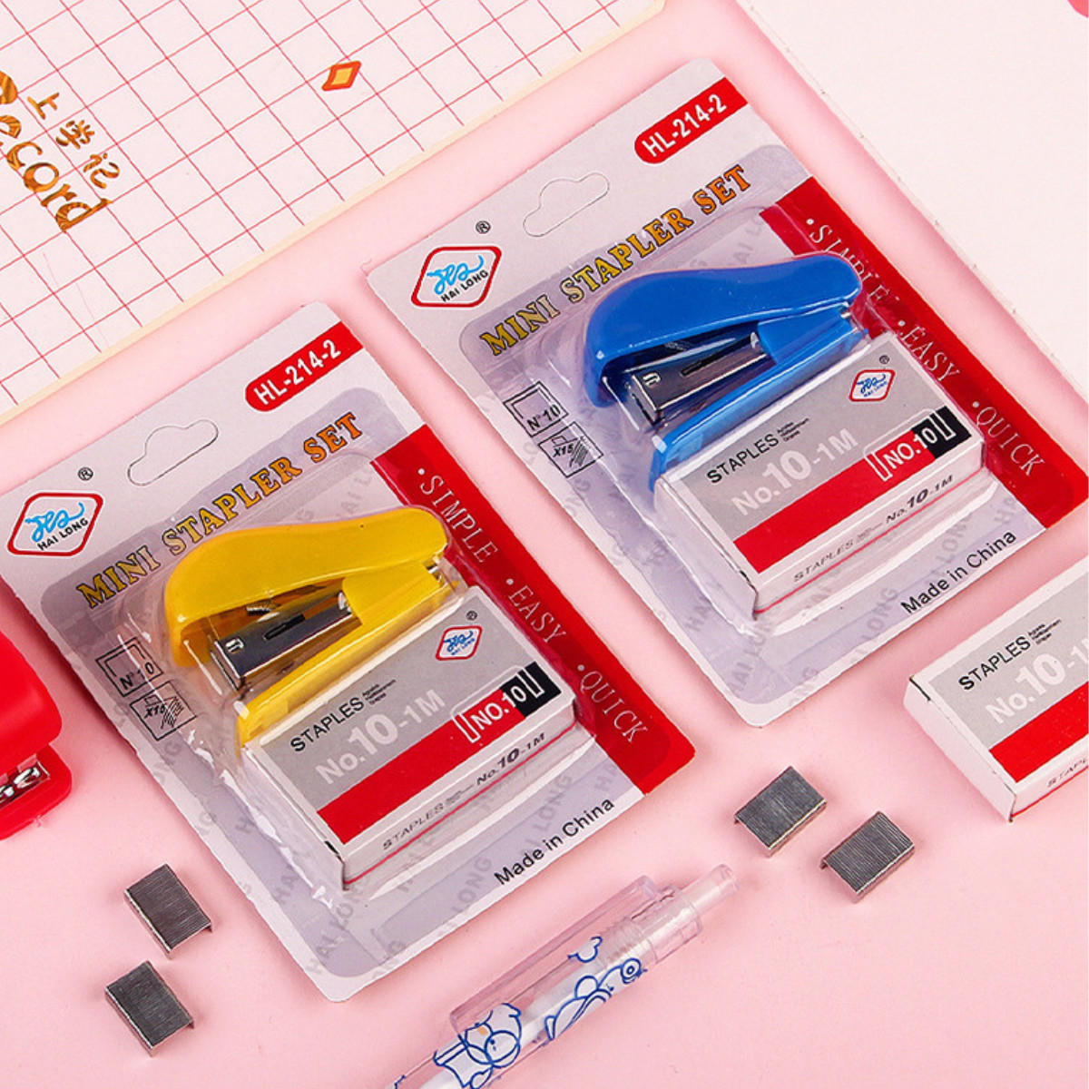DỤNG CỤ BẤM KIM MINI DỄ THƯƠNG DÀNH CHO HỌC SINH