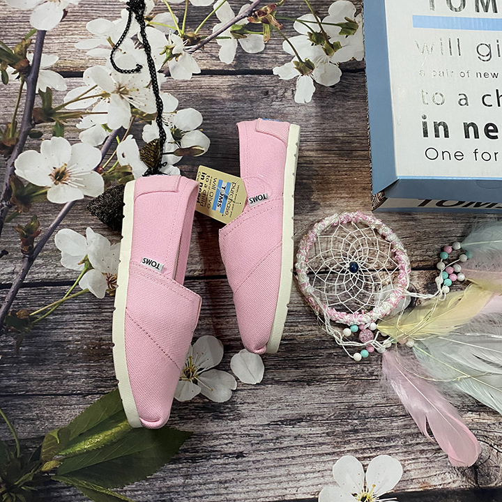 [HCM]Giày toms HỒNG 2020 PINK(Đế cao su đúc)