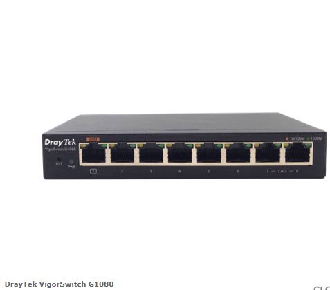 Bộ chia mạng 8 PORT DrayTek VigorSwitch G1080