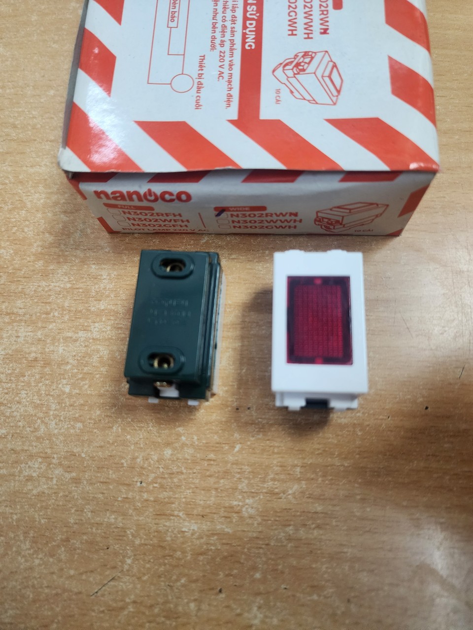 Đèn báo nanoco n302rw