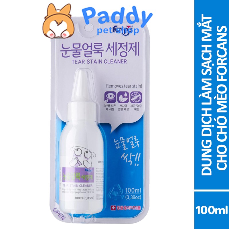 Dung Dịch Vệ Sinh Mắt, Tai & Răng Miệng Cho Chó Mèo Forcans