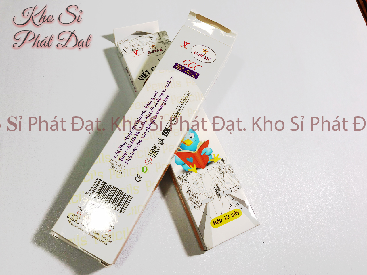 [HCM]HỘP 12 CÂY VIẾT CHÌ HB CAO CẤP GSTAR - Bút chì HB CCC nét chữ nhỏ gọn thanh thoát hiệu ứng màu tốt