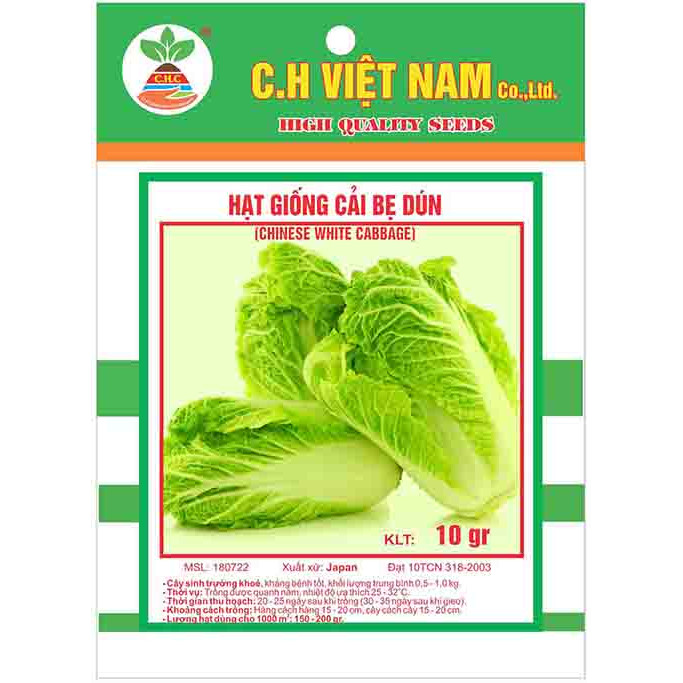 Hạt Giống Cải Bẹ Dún  Sen Vàng Gói 10Gram
