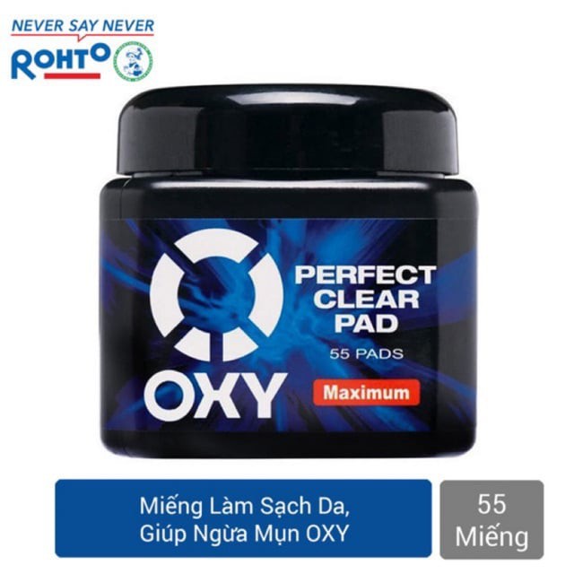 Miếng Làm Sạch Da Mặt Oxy - Oxy Perfect Clear Pad (55 Miếng)