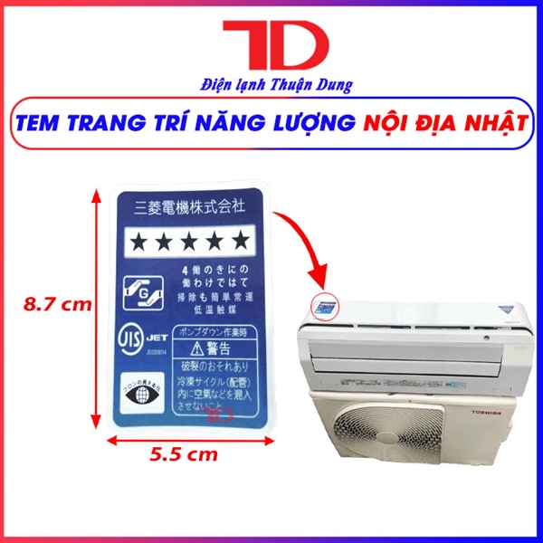 Tem Máy Lạnh nội địa Nhật
