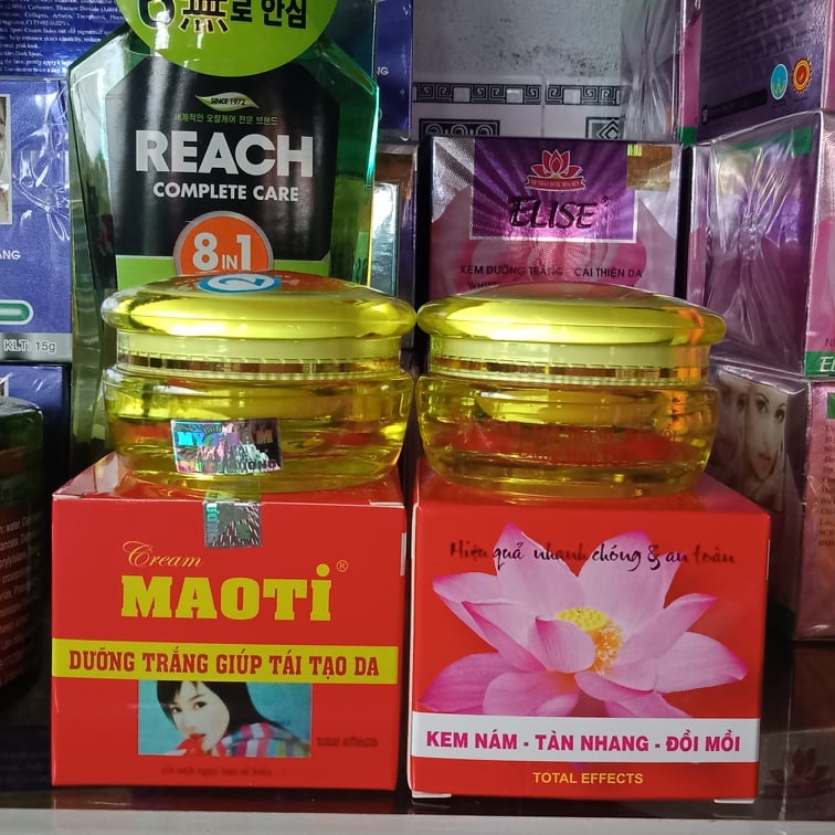 KEM MAOTI CẶP NGÀY VÀ ĐÊM - KEM NÁM, TÀN NHANG, ĐỒI MỒI 30G - KEM DƯỠNG TRẮNG TÁI TẠO DA 30G