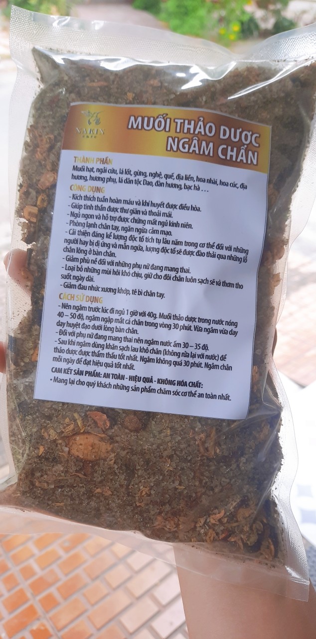 Muối Thảo Dược Ngâm Chân