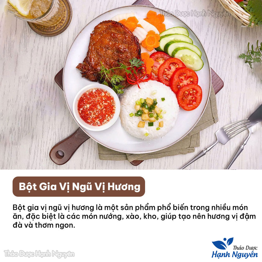 Bột ngũ vị hương, bột gia vị tẩm ướp thịt, chiên, nướng, thơm ngon, chuẩn vị