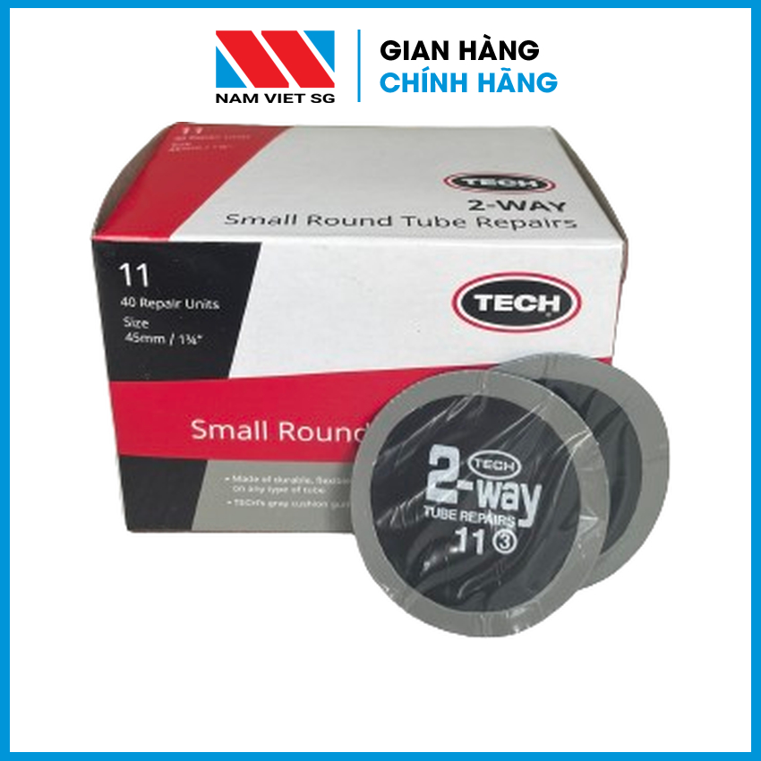Miếng vá vỏ tech 11 kích thước 45mm, 40 miếng/hộp