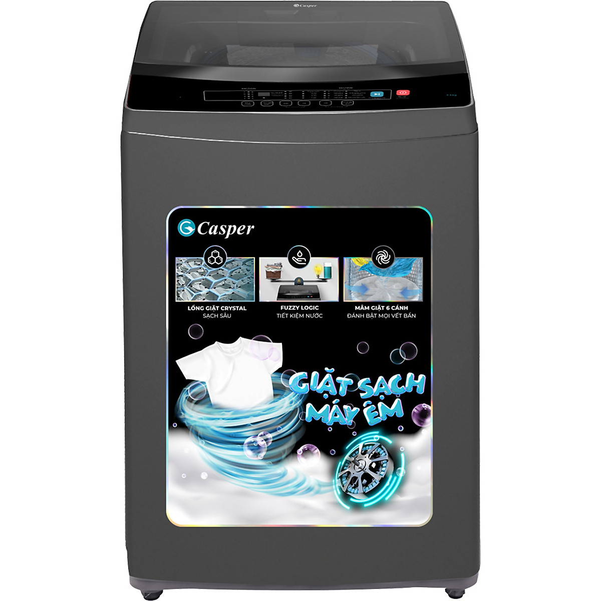 (WT-95N68BGA) Máy giặt Casper 9.5 kg WT-95N68BGA