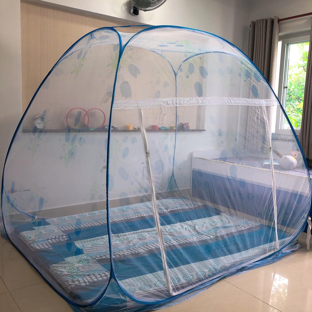 Mùng Chụp Tự Bung Chống Muỗi 1m8 SVRM8 (1.8M x 2M)