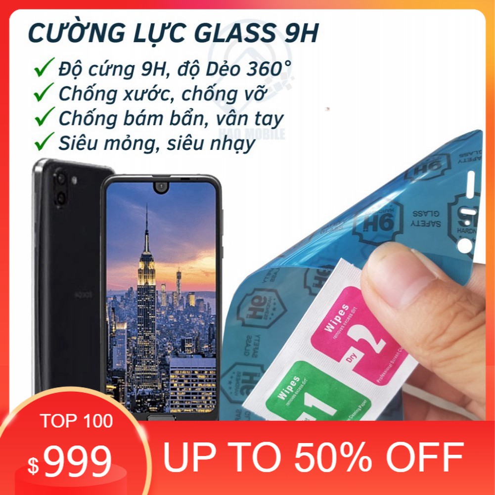 Dán cường lực dẻo nano Sharp Aquos R2