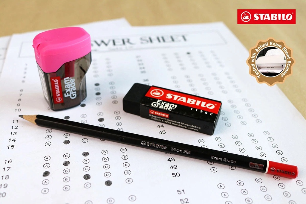 Gôm tẩy STABILO Exam Grade màu đen cỡ trung/nhỏ (ER191)