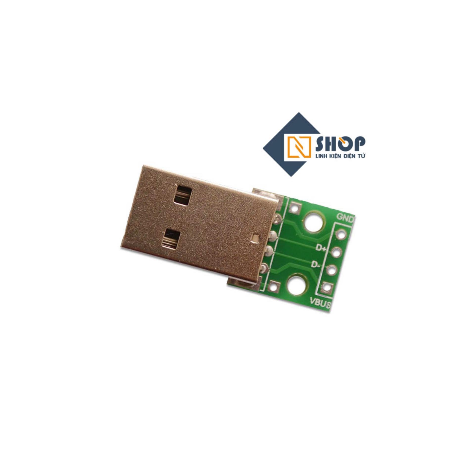 2 Đế ra chân USB đực