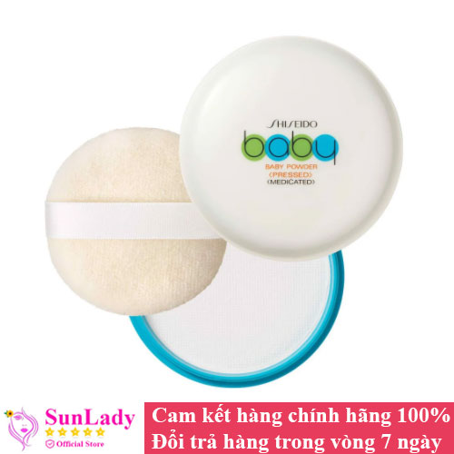 Phấn phủ kiềm dầu – phấn rôm Shiseido Baby Powder Pressed