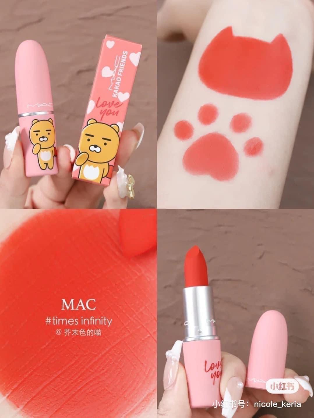 SON MAC KAKAO "LOVE YOU" - Times Infinity - Đỏ cam