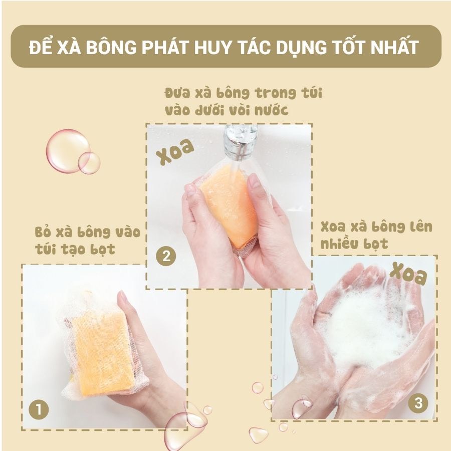 Xà bông tắm nghệ tươi