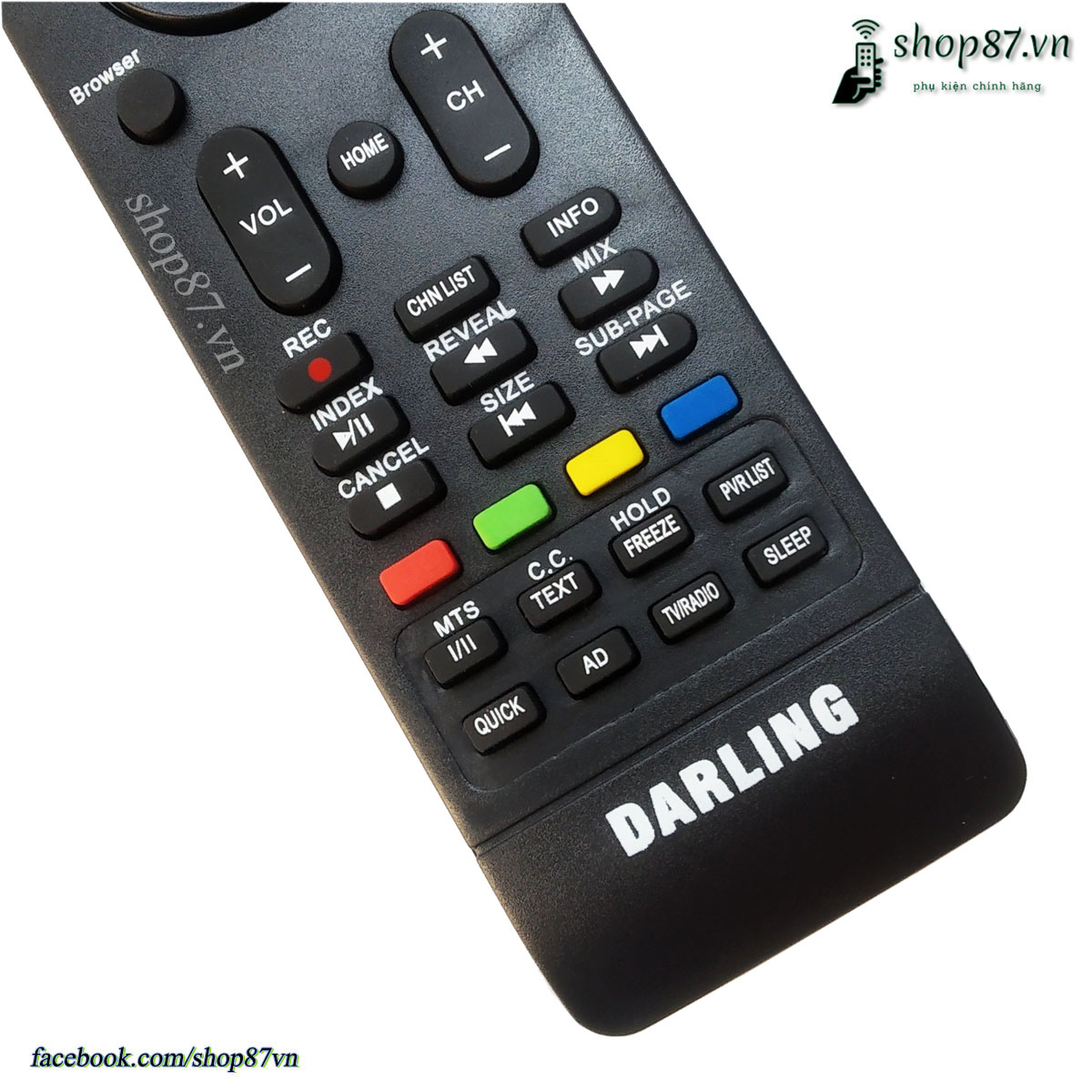 Remote điều khiển tv Darling