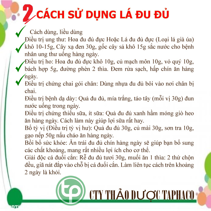 [Túi lớn loại 1kg]Lá đu đủ sấy khô - Hàng công ty chất lượng cao - Hỗ trợ cải thiện sức khỏe làn da của bạn - Thảo Dược Tấn Phát