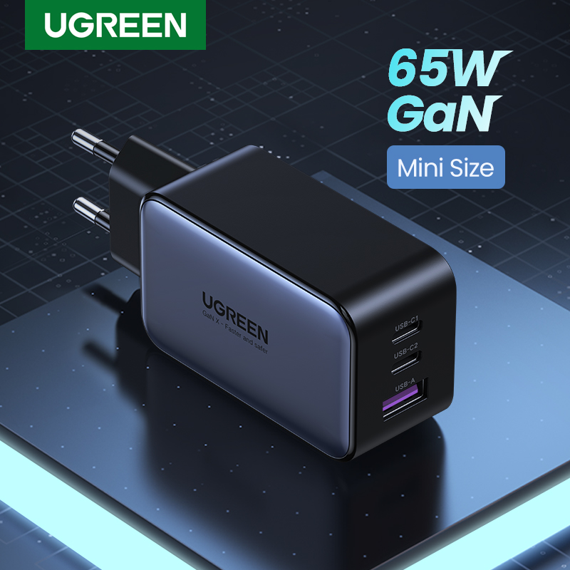 Anker Nano II 65W USB-C Oplader – Compact, GaN II Technologie, Snellaad, Geschikt Voor MacBook, IPhone, Samsung, IPad En Meer (zwart)