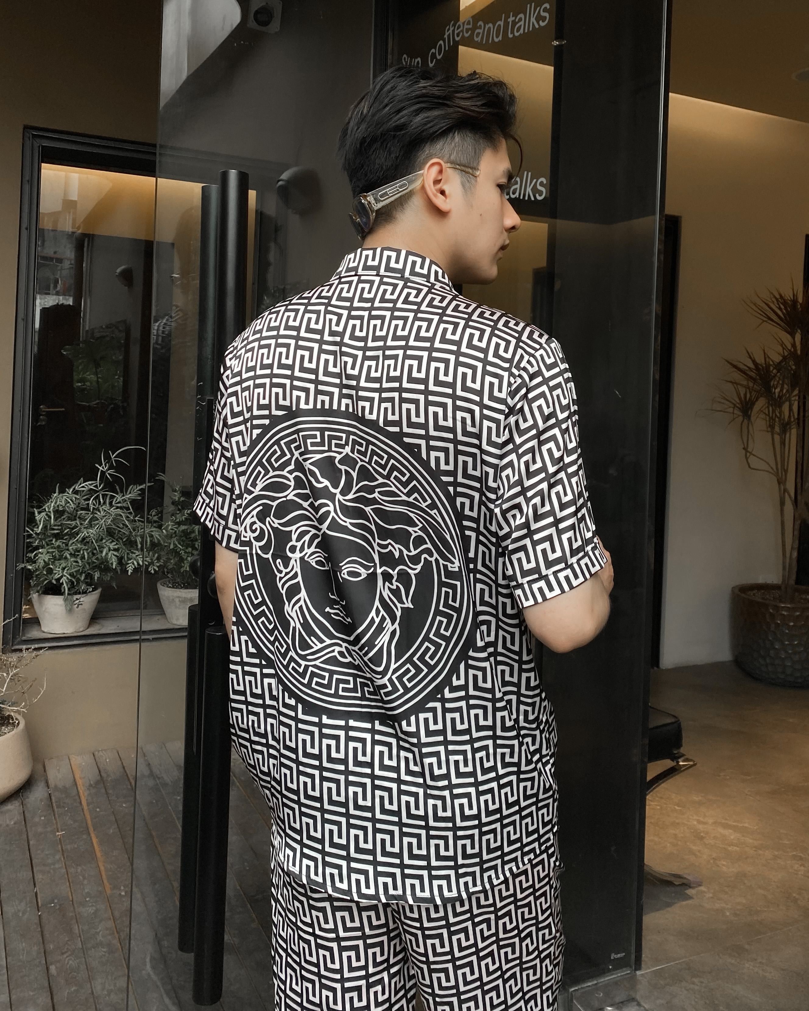 Bộ đồ ngủ Pijama lụa  mát mịn, họa tiết tinh tế