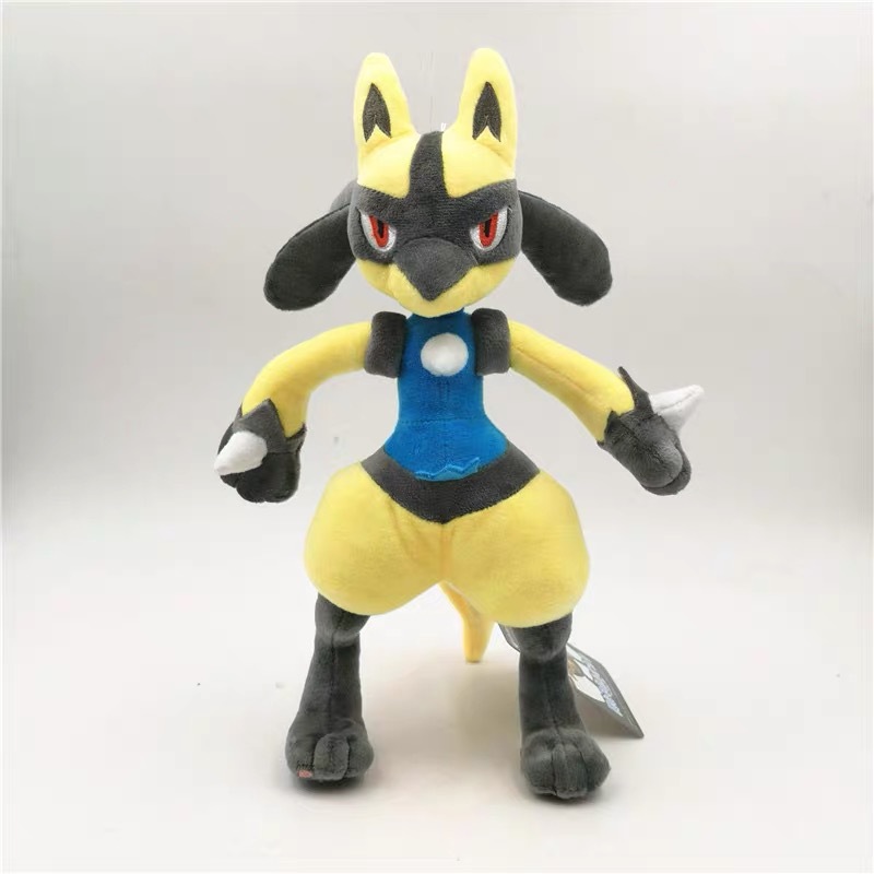 30cm cỡ to lucario siêu tiến hóa triệu màu dị đường leo phiên bản tiến hóa thú nhồi bông