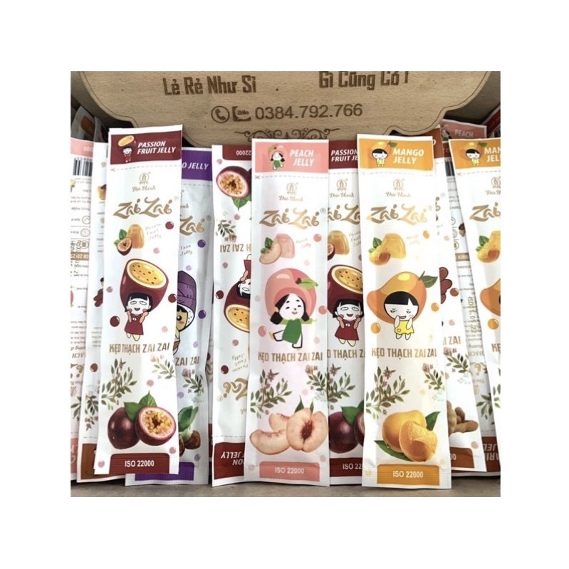 THẠCH ZAI ZAI ĐỨC HẠNH 500G TÚI DÀI (MỚI)