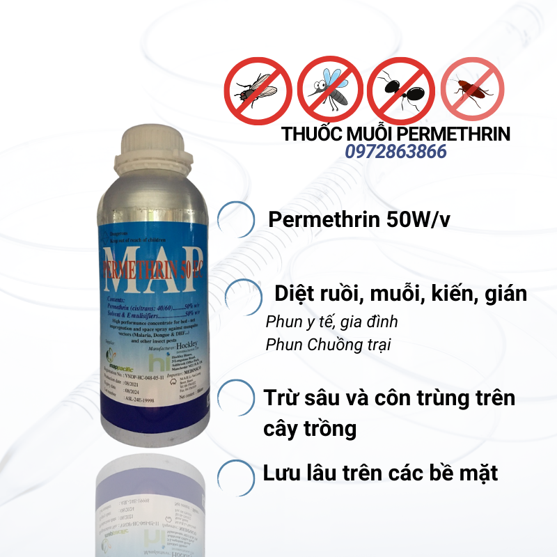 Thuốc diệt muỗi chai nhôm
