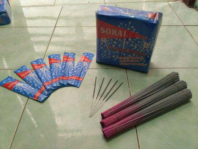 Bộ 100 cây pháo bông que soral ( cháy 30S)