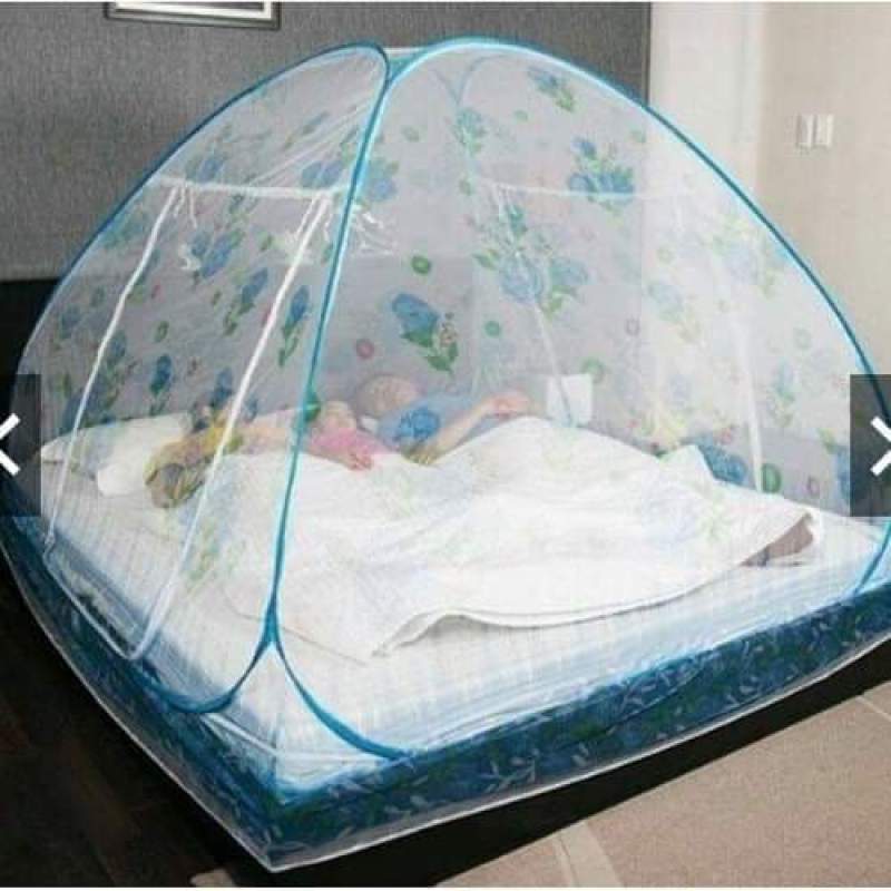 Màn chụp tự bung không đáy chống muỗi cao cấp 1m6 1m8, màn chụp tự bung cho bé
