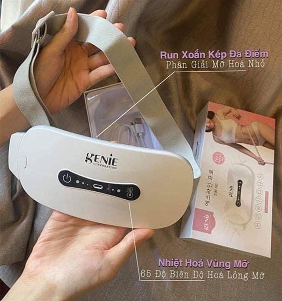 Đai Massage #Tan_Mỡ_Bụng Genie Sline Pro Cao Cấp Hàn Quốc