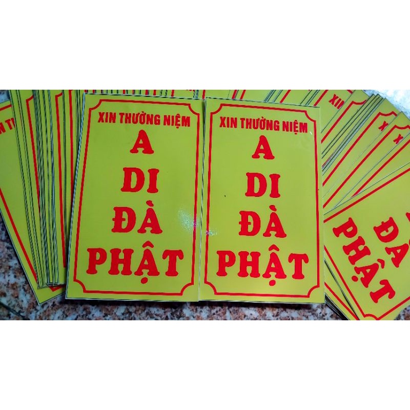Decal danh hiệu a di đà phật