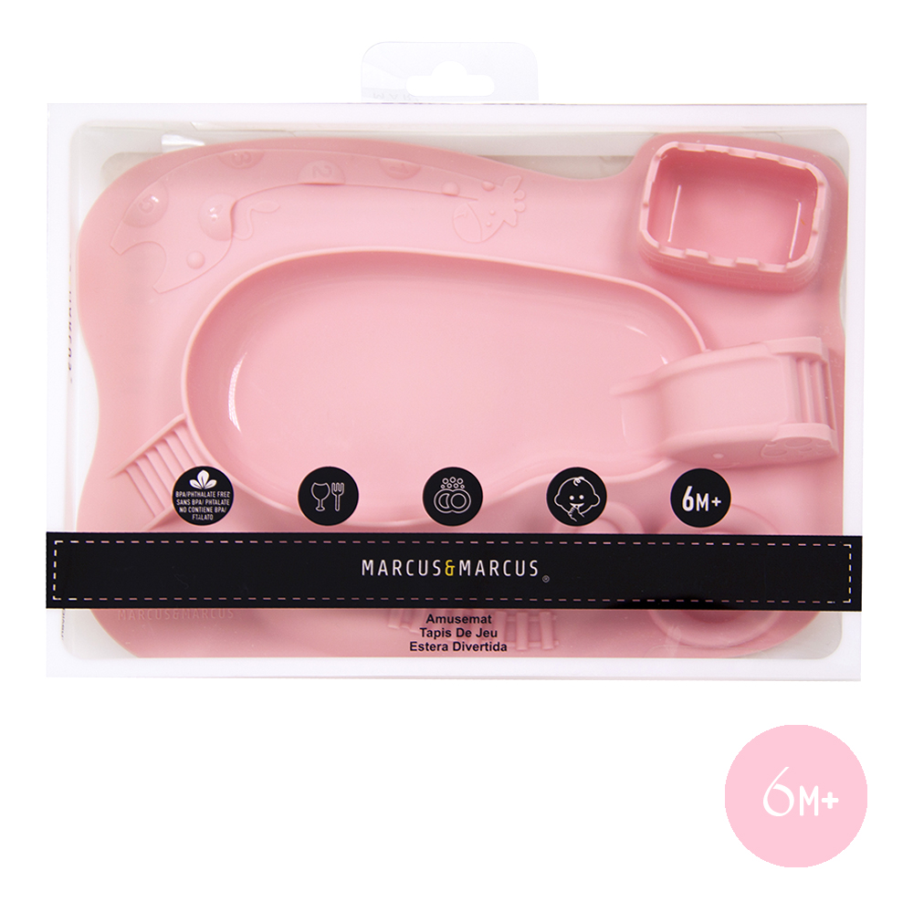 Khay ăn dặm silicon vui nhộn cho bé Marcus & Marcus, từ 6 tháng - Pokey