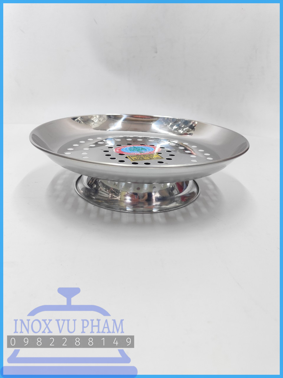 Dĩa Hấp / Xửng Hấp Inox Cách Thủy TC nhiều kích thước (Ảnh shop tự chụp)