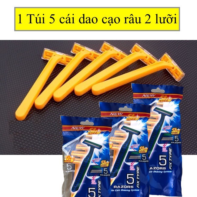 COMBO 3 BỊCH DAO CẠO RÂU GIÁ RẺ( 15 CÂY)