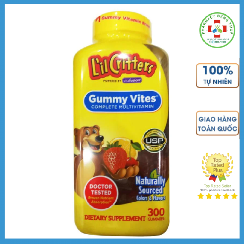 Kẹo Dẻo Bổ Sung Vitamin ⭐️FREESHIP⭐️ Gấu Gummy Vites 300 Viên ( HSD 2024 ) giá rẻ