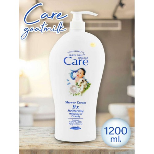 Chai Sữa Tắm Dê White Care 9x Chai 1200ml -