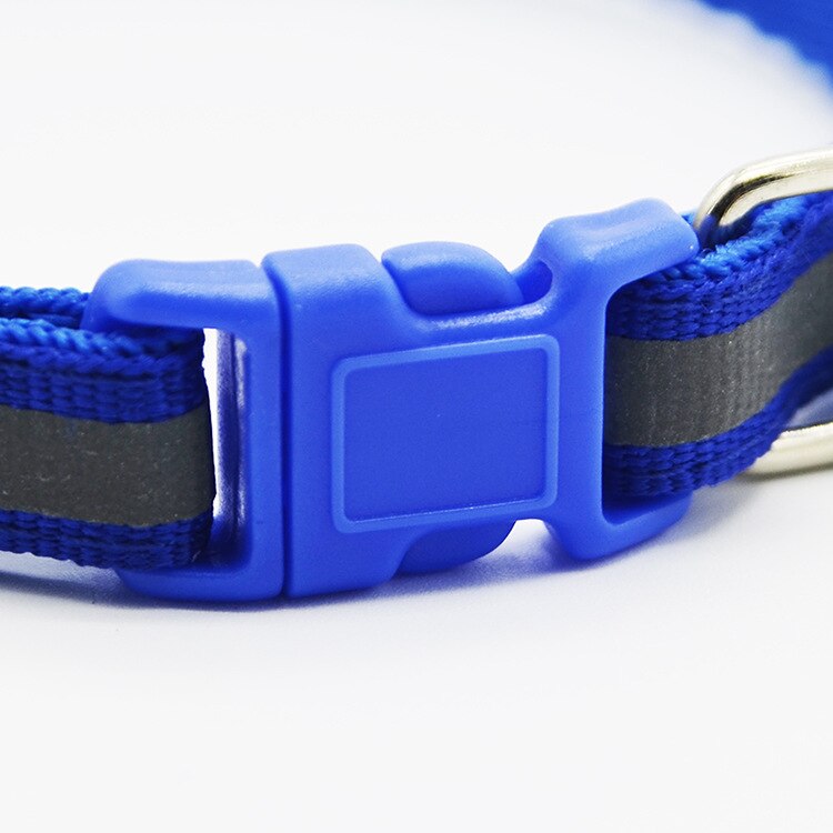 Vòng cổ chó mèo phản quang có chuông (Dài: 20-35cm; rộng: 1cm)