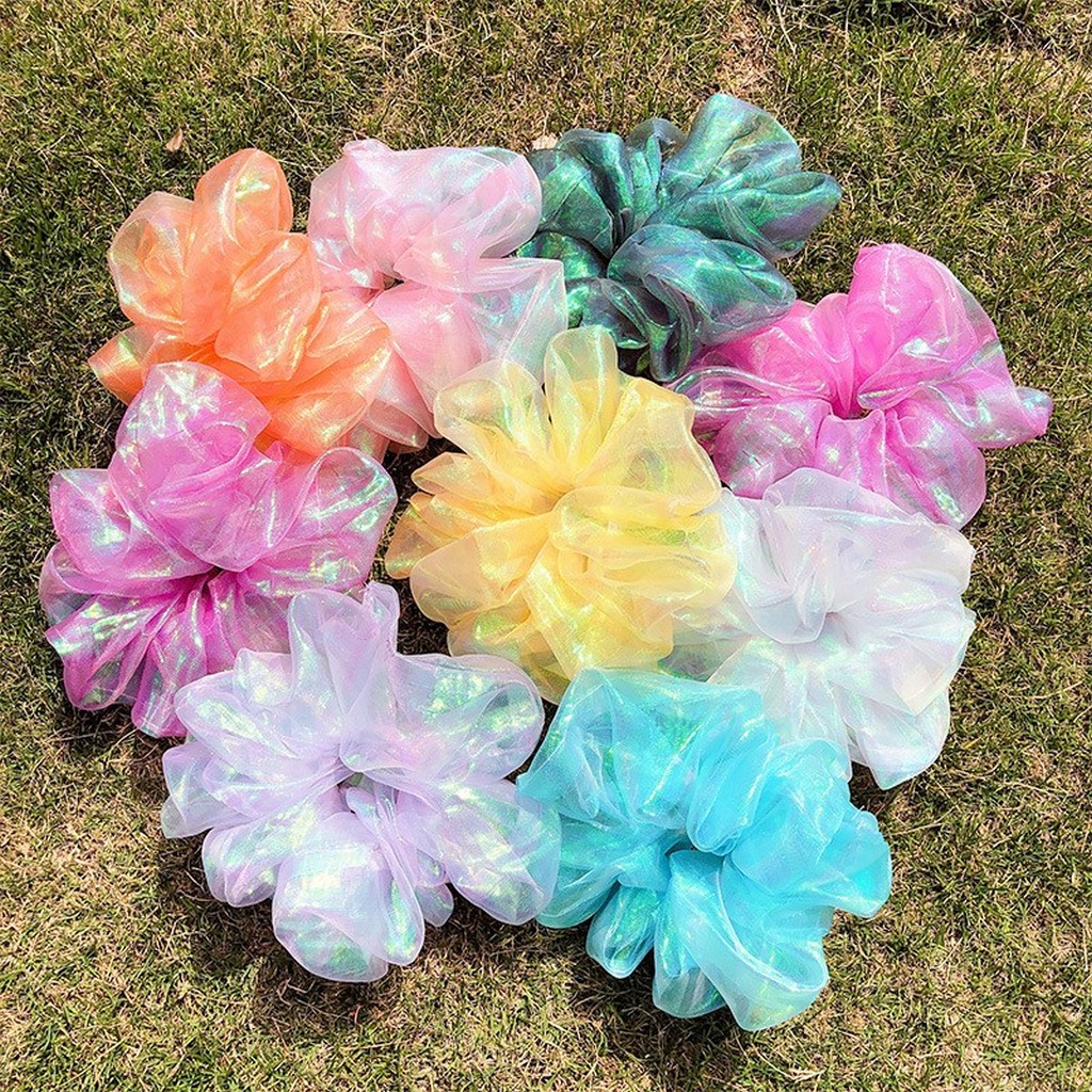 Cột tóc, buộc tóc vải scrunchies siêu hot hit T024  Sovavi