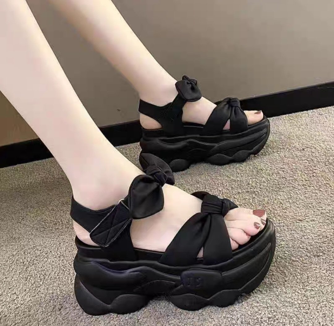 SANDAL BM QUAI NƠ HÀNG CAO CẤP