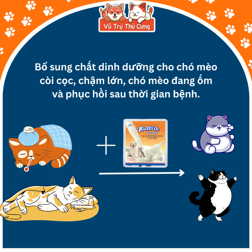 Sữa Bio Milk cho Chó Mèo 100g