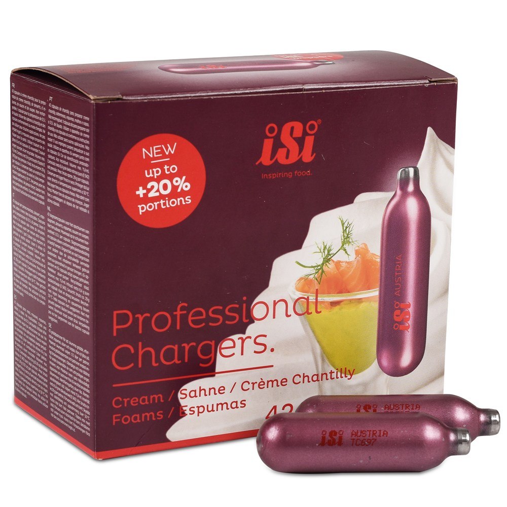 Khí n20 - cream charger isi - hộp 10 viên