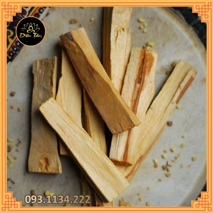 Gỗ Trắc Xanh Palo Santo đốt thơm nhà xô thơm thanh tẩy nhà cửa thảo mộc xông nhà thiền định, đem lại may mắn