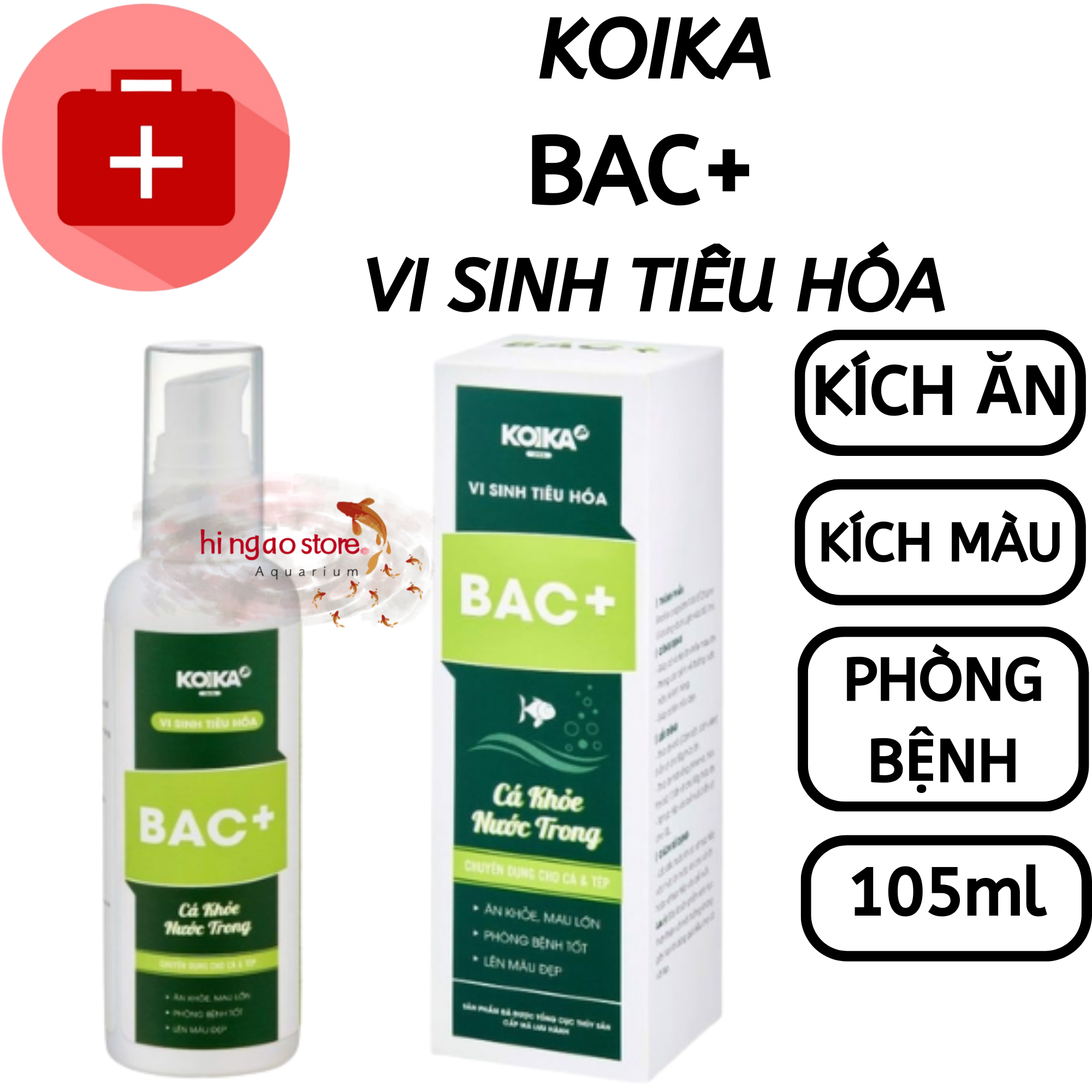 Solution increased-reduced pH koika and the product of koika fish healthy water in | hingaostore.